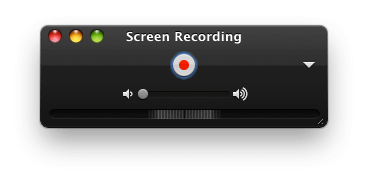 screen recording with audio quicktime