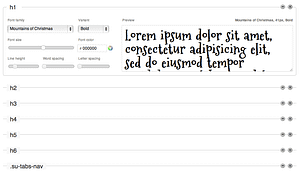 Fontific font pane Fontific font pane