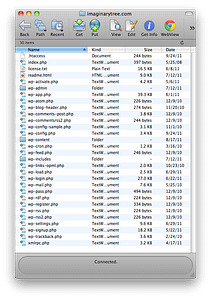 WordPress FTP Screen Capture WordPress FTP Screen Capture